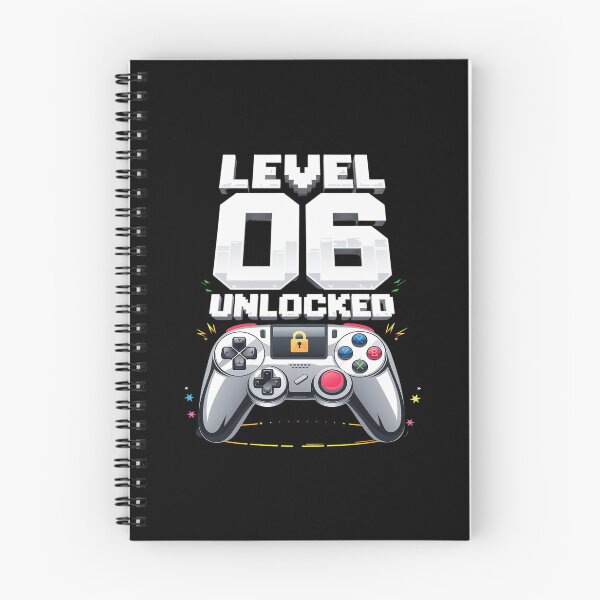 Item preview, Level 6 Unlocked Video Game 6th Birthday Gamer Boys Kids  designed and sold by AquaKiev.