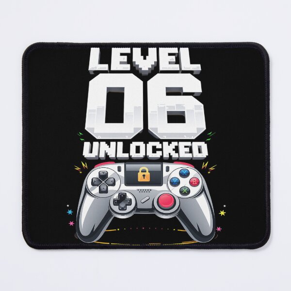 Item preview, Level 6 Unlocked Video Game 6th Birthday Gamer Boys Kids  designed and sold by AquaKiev.