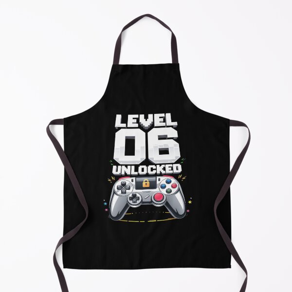 Item preview, Level 6 Unlocked Video Game 6th Birthday Gamer Boys Kids  designed and sold by AquaKiev.