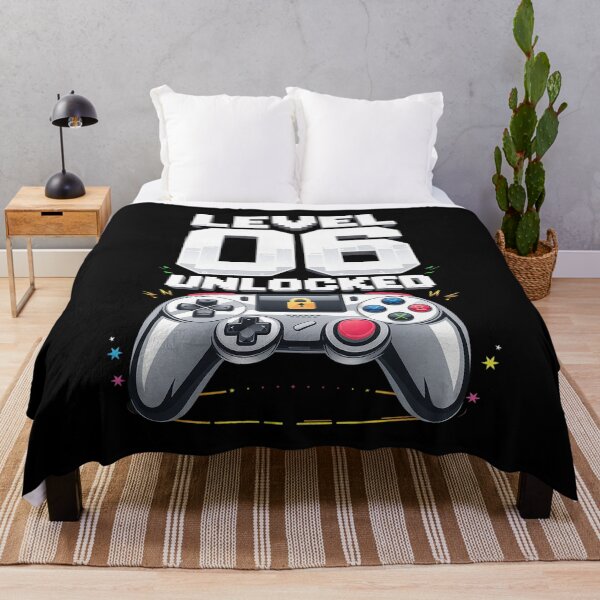 Item preview, Level 6 Unlocked Video Game 6th Birthday Gamer Boys Kids  designed and sold by AquaKiev.