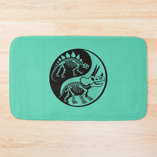 Item preview, Dinosaur Yin Yang Triceratops Stegosaurus  designed and sold by ChunkByChunk.
