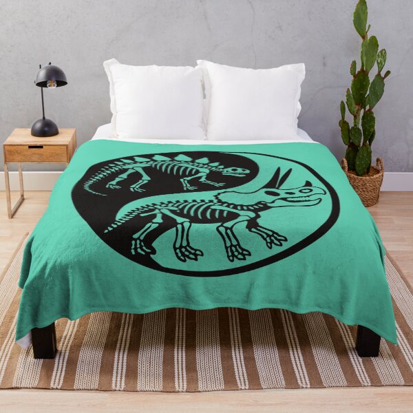 Item preview, Dinosaur Yin Yang Triceratops Stegosaurus  designed and sold by ChunkByChunk.