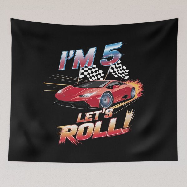 Item preview, Race Car 5th Birthday Boy 5 Year Old Racing Car Birthday Kid  designed and sold by MythWoot.
