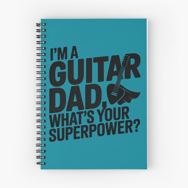 Item preview, "Guitar Dad Powers – Superhero Music Tee" designed and sold by oldrockerdudes.