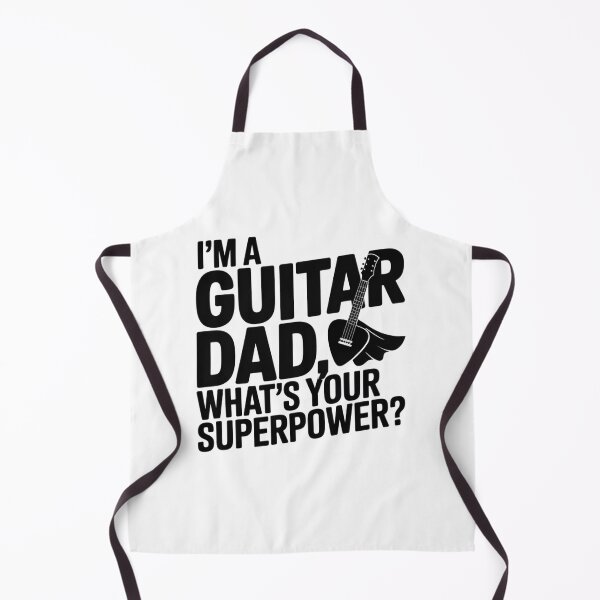 Item preview, "Guitar Dad Powers – Superhero Music Tee" designed and sold by oldrockerdudes.