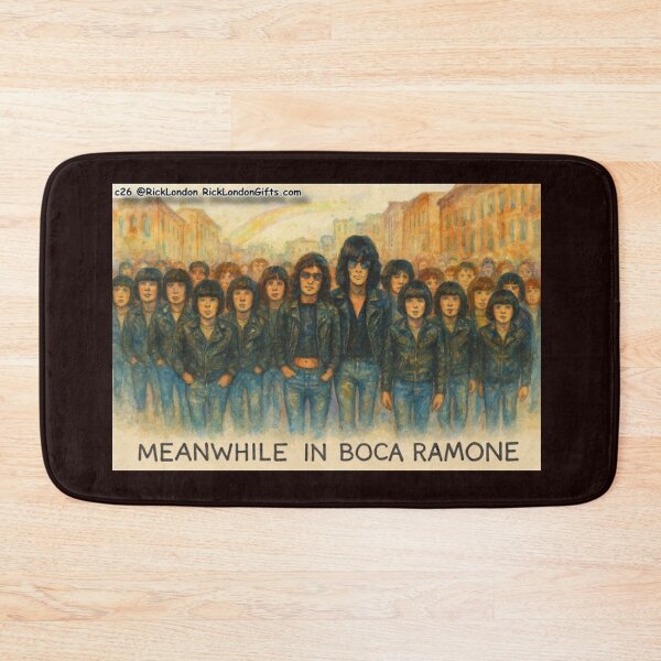 Item preview, Meanwhile in Boca Ramone – Punk Parody Cartoon designed and sold by Rick London Gifts.