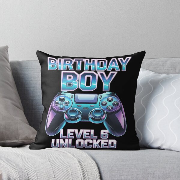 Item preview, Level 6 Unlocked Video Game 6th Birthday Gamer Boys2  designed and sold by AquaKiev.