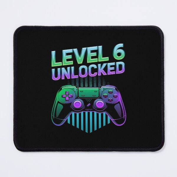 Item preview, Level 6 Unlocked Video Game 6th Birthday Gamer Boys7 designed and sold by AquaKiev.