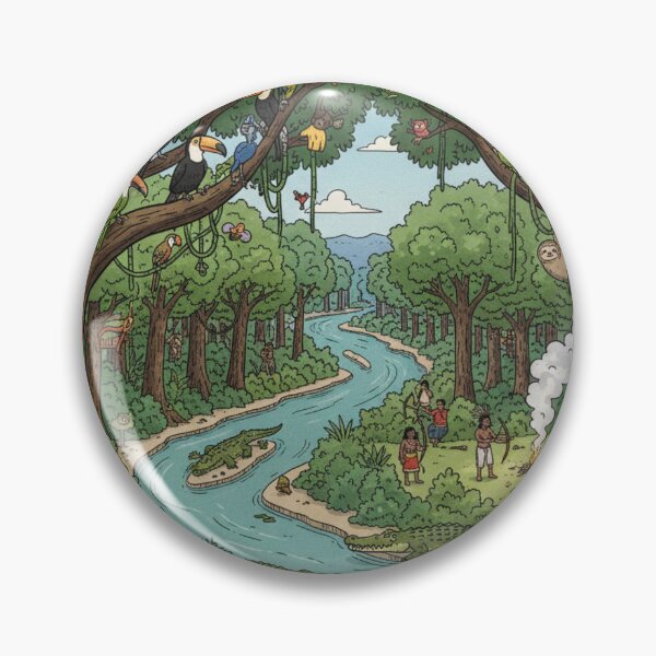 Item preview, Amazon Rainforest Life designed and sold by unthinkabletees.