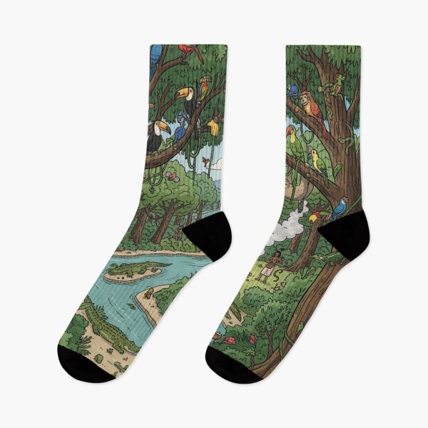 Item preview, Amazon Rainforest Life designed and sold by unthinkabletees.