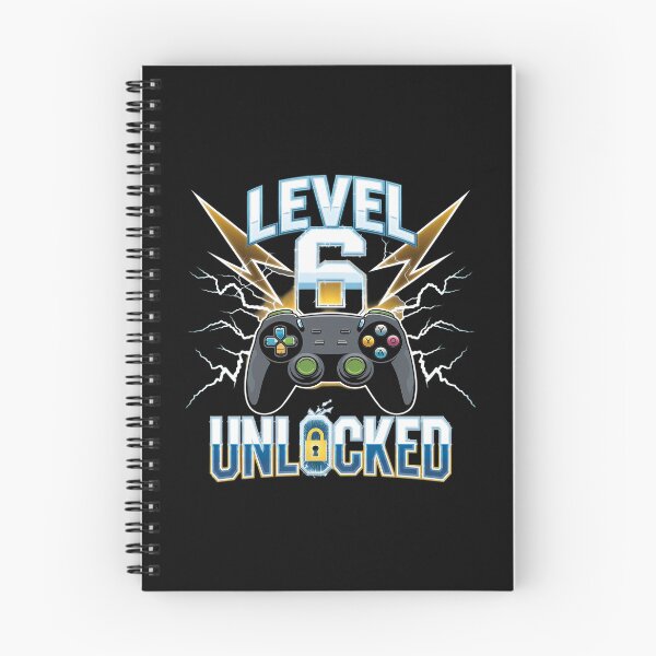 Item preview, Level 6 Unlocked Video Game 6th Birthday Gamer  designed and sold by AquaKiev.