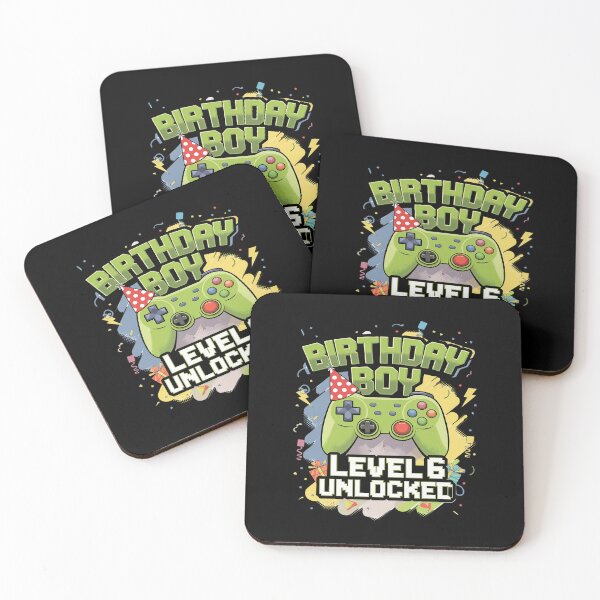 Item preview, Level 6 Unlocked Video Game 6th Birthday Gamer Boys1  designed and sold by AquaKiev.