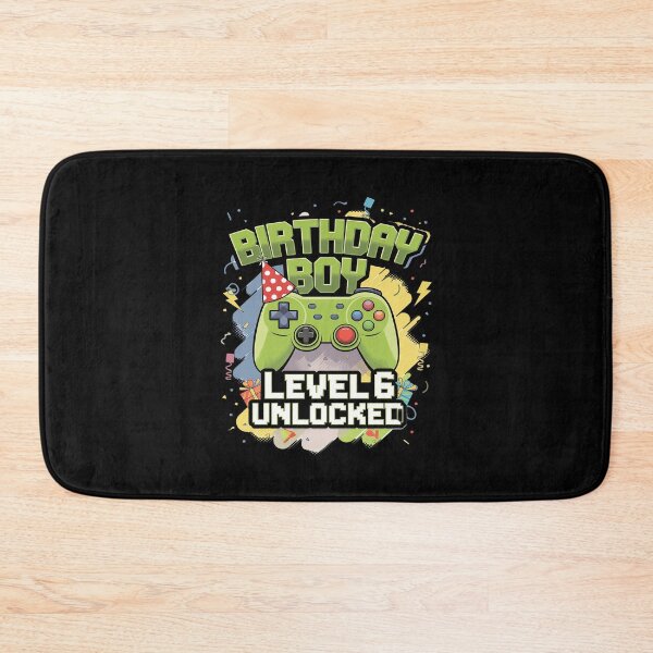 Item preview, Level 6 Unlocked Video Game 6th Birthday Gamer Boys1  designed and sold by AquaKiev.
