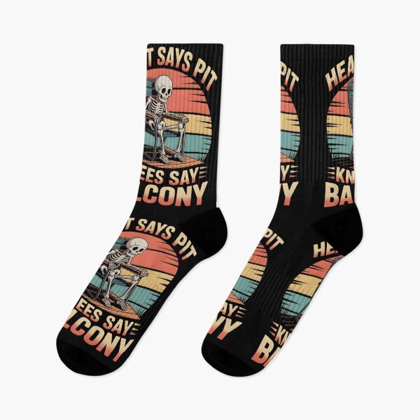 Item preview, Heart Says Pit Knees Say Balcony designed and sold by Millsoft.
