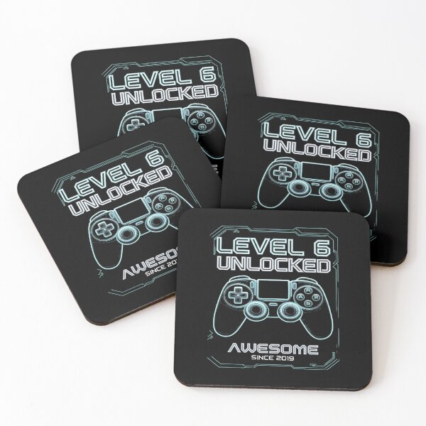 Item preview, Level 6 Unlocked Video Game Party 6th Birthday Gamer Boys  designed and sold by AquaKiev.