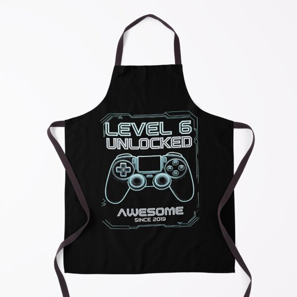 Item preview, Level 6 Unlocked Video Game Party 6th Birthday Gamer Boys  designed and sold by AquaKiev.