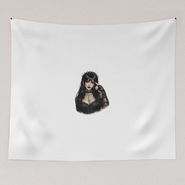 Item preview, Goth Girl Aesthetic – Dark Gothic Alternative Art designed and sold by Lajon97.