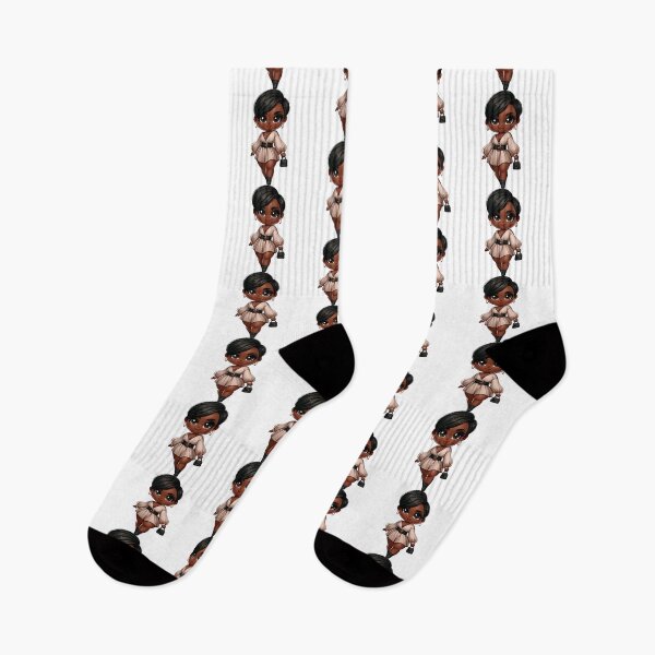 Item preview, Stylish Plus Size Chibi Black Girl Illustration designed and sold by Lulunza.