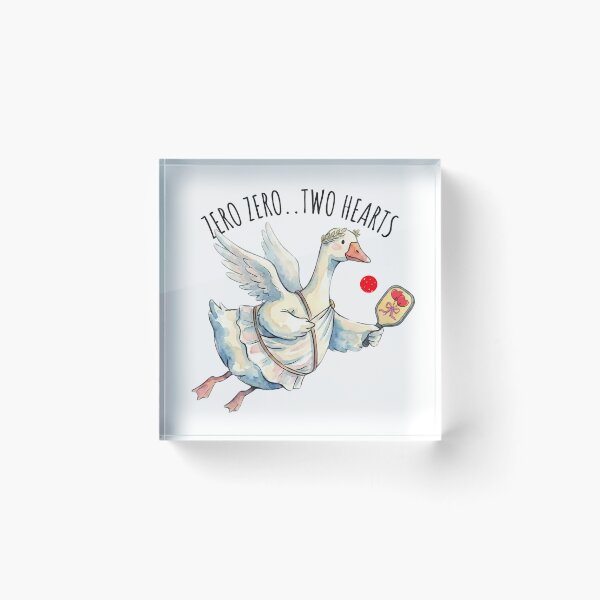 Item preview, Cute Pickleball Goose Valentine's Day designed and sold by MTJ-Mushrooms.