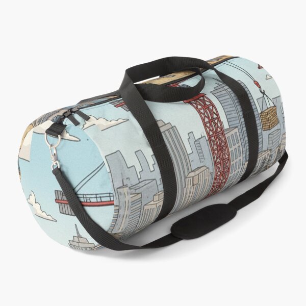 Item preview, Building the Skyline — High-Rise Construction Site Scenic Illustration designed and sold by unthinkabletees.