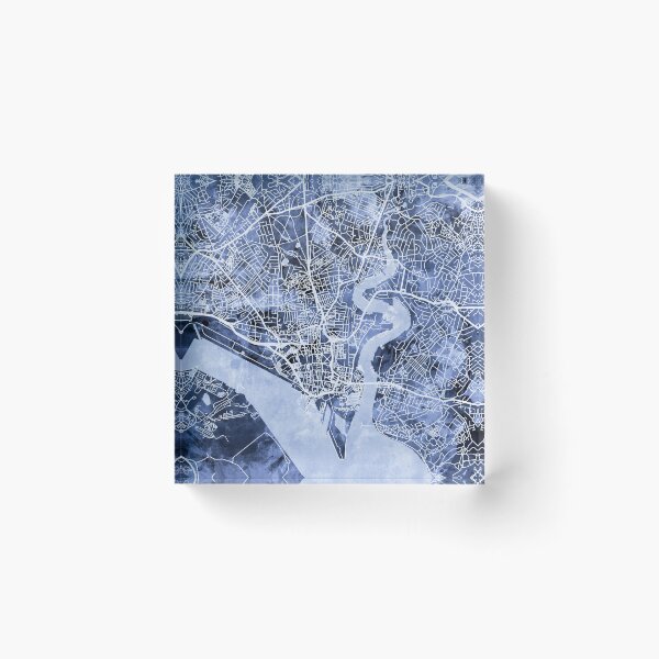 Item preview, Southampton England City Map designed and sold by ArtPrints.