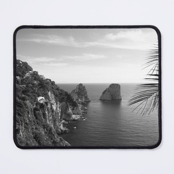 Item preview, Capri Faraglioni Rock View 1 - BW designed and sold by Anita's & Bella's Art.