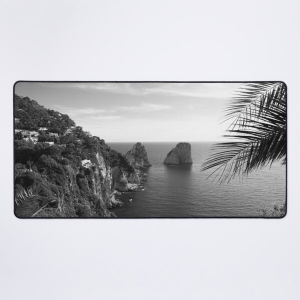 Item preview, Capri Faraglioni Rock View 1 - BW designed and sold by Anita's & Bella's Art.