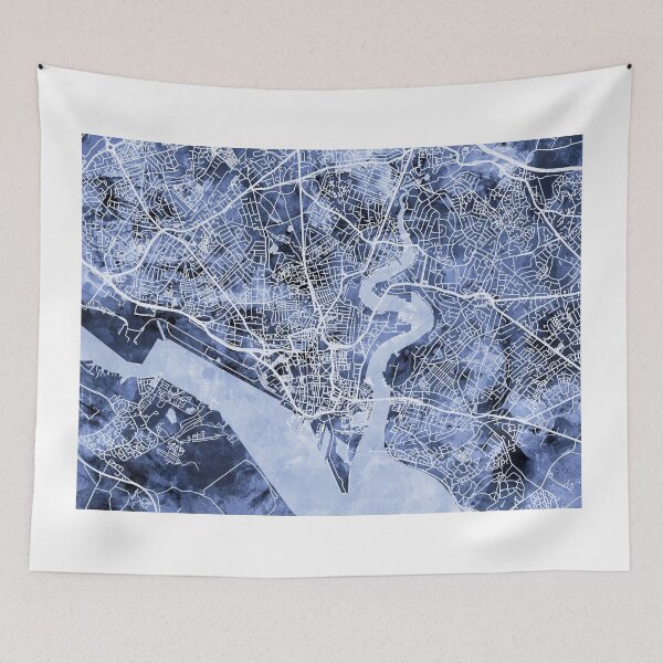 Item preview, Southampton England City Map designed and sold by ArtPrints.