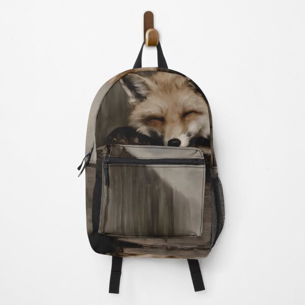 Item preview, Sleeping Fox on a Wooden Platform designed and sold by lautir.