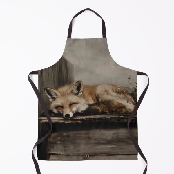 Item preview, Sleeping Fox on a Wooden Platform designed and sold by lautir.