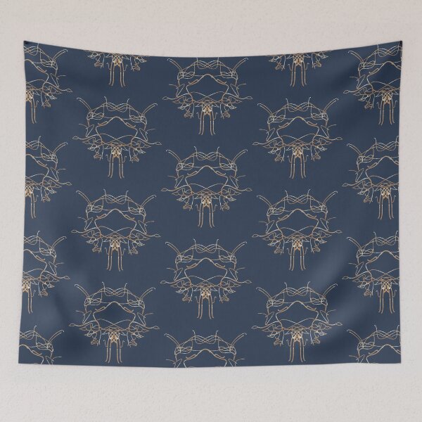 Item preview, Gold vines, hidden birds designed and sold by talitha-grace.