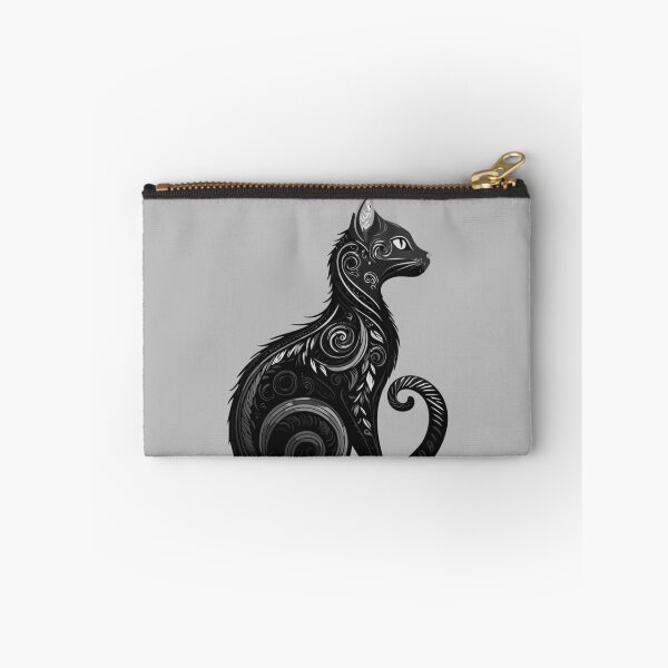 Item preview, Mystic Gothic Cat | Art Nouveau Cat Illustration designed and sold by TeesbyDD.