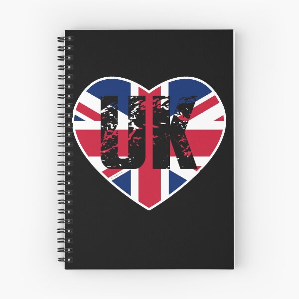 Item preview, UK Heart Union Jack  British Flag Love designed and sold by Trike-G-Tees.