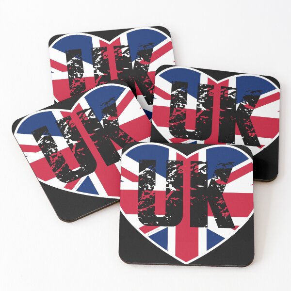 Item preview, UK Heart Union Jack  British Flag Love designed and sold by Trike-G-Tees.