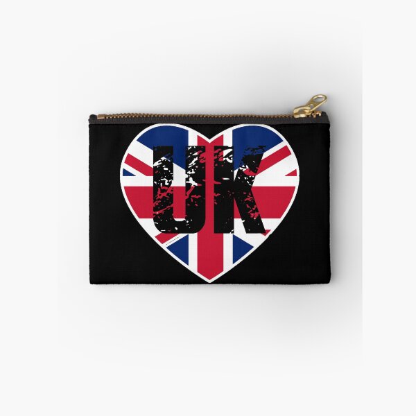 Artikelvorschau, UK Herz Union Jack Britische Flagge Liebe entworfen und verkauft von Trike-G-Tees.