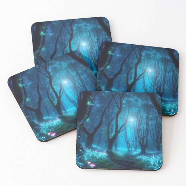 Item preview, Enchanted Moonlit Forest designed and sold by IrsathThaslima.