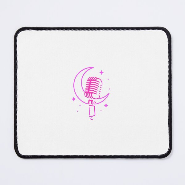 Item preview, Neon Microphone & Crescent Moon – Lo-fi Rap Design designed and sold by Aucia.