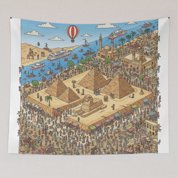 Item preview, Cairo in Detail — Pyramids, Sphinx & Nile designed and sold by unthinkabletees.