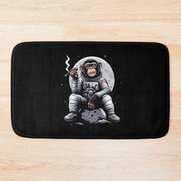 Item preview, Astronaut Monkey Smoking in Space designed and sold by TheSamuraiCat.