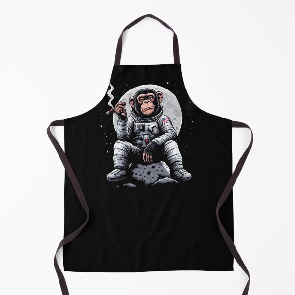 Item preview, Astronaut Monkey Smoking in Space designed and sold by TheSamuraiCat.
