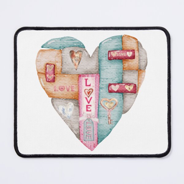 Item preview, “Pastel Heart Love design — Soft Color Heart design | Cute Everyday Love — All Profits to Homeless Animals” designed and sold by clickandmagic.