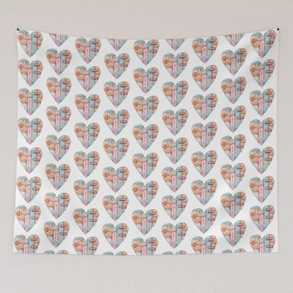 Item preview, “Pastel Heart Love design — Soft Color Heart design | Cute Everyday Love — All Profits to Homeless Animals” designed and sold by clickandmagic.