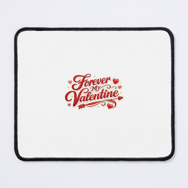 Item preview, Forever My Valentine – Vintage Valentine Typography T-Shirt Design designed and sold by TinyVibes Studio.