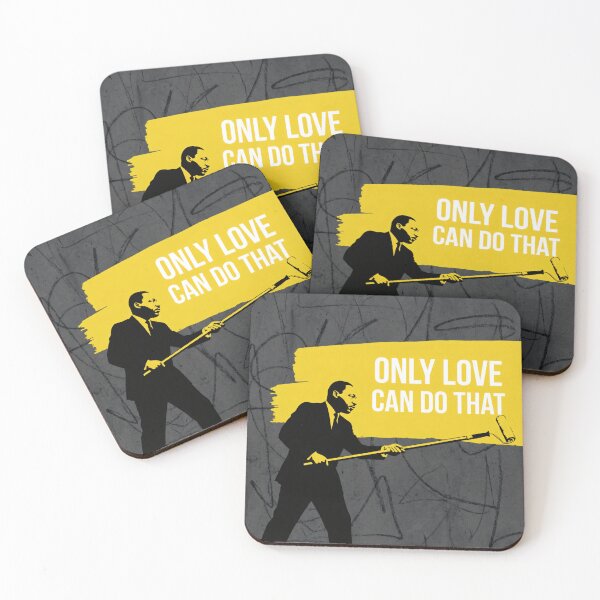 Item preview, Only Love Can Do That - MLK Street Art Inspirational Graphic Illustration designed and sold by The boys.