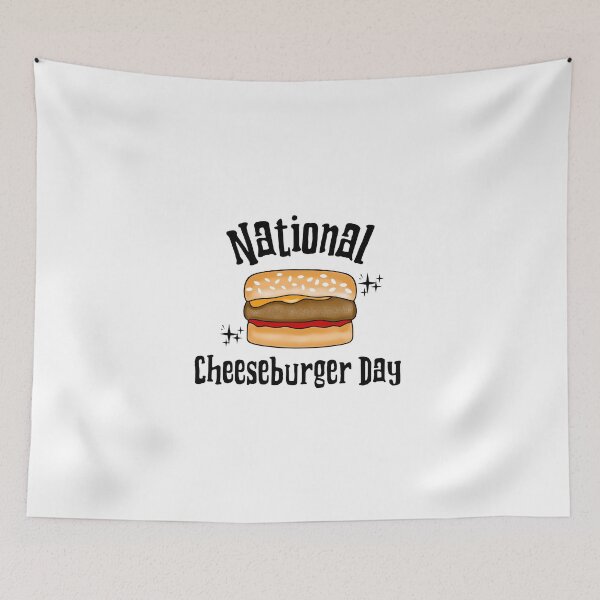 Artikelvorschau, Nationaler Cheeseburger-Tag entworfen und verkauft von Sartoris Art.