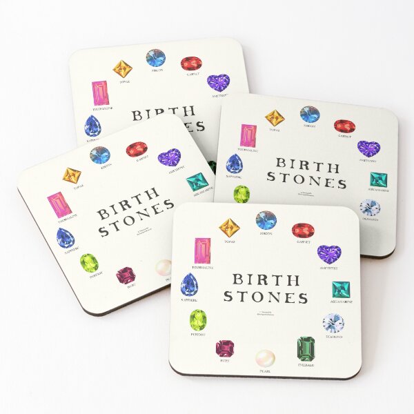 Item preview, Birthstone Grid by Month designed and sold by cozypersimmon.