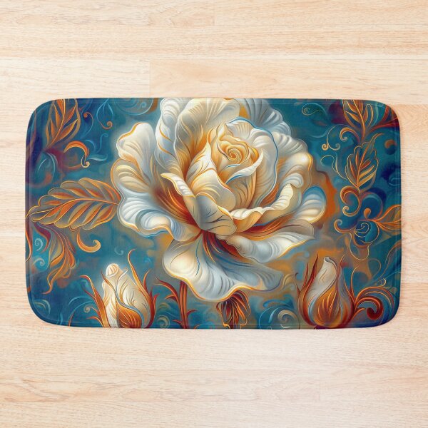 Item preview, White Rose Flower Art designed and sold by MargaretWiktor.