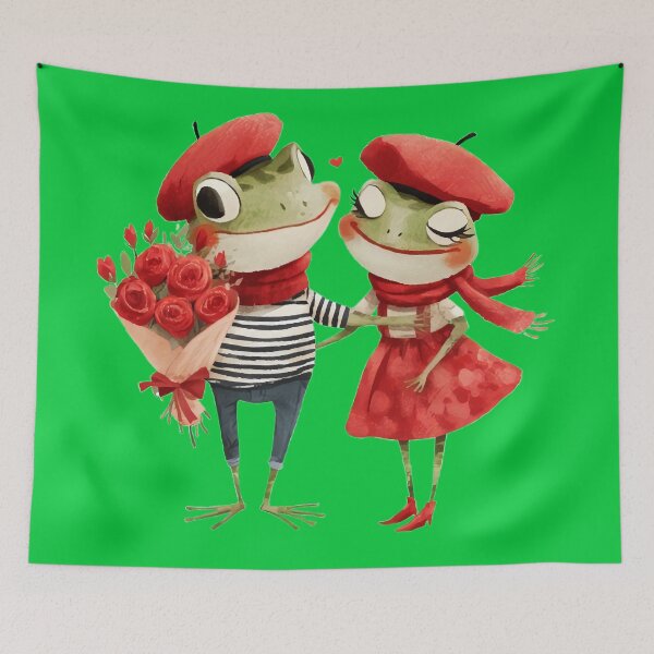 Item preview, French frogs love designed and sold by Brendon987.