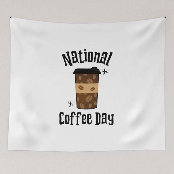 Item preview, National Coffee Day designed and sold by Sartoris Art.