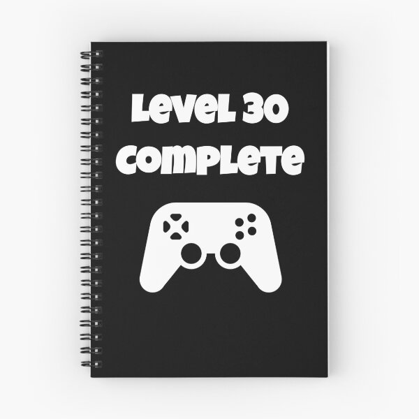 Item preview, Level 30 Completed 30th Birthday - Funny Video Game Design designed and sold by Superhero Gear.